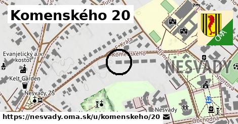 Komenského 20, Nesvady