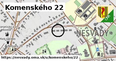 Komenského 22, Nesvady