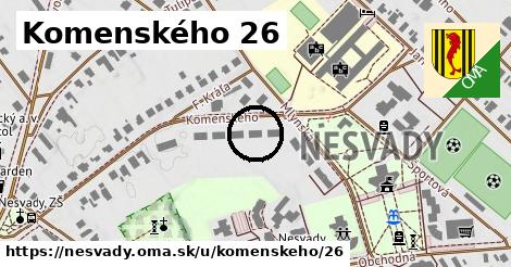 Komenského 26, Nesvady