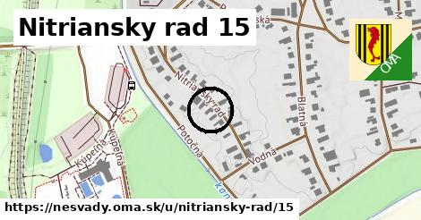 Nitriansky rad 15, Nesvady
