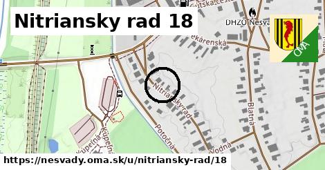 Nitriansky rad 18, Nesvady