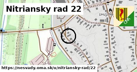 Nitriansky rad 22, Nesvady