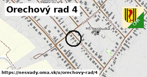 Orechový rad 4, Nesvady