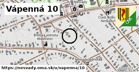 Vápenná 10, Nesvady