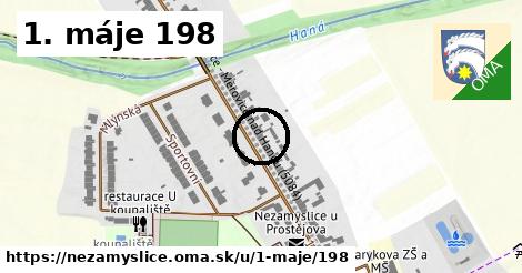 1. máje 198, Nezamyslice