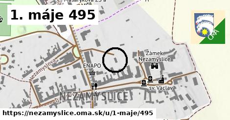 1. máje 495, Nezamyslice