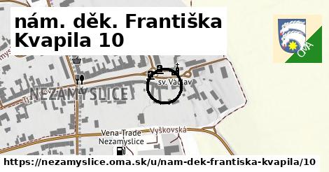 nám. děk. Františka Kvapila 10, Nezamyslice