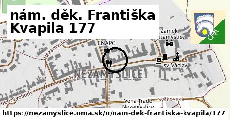 nám. děk. Františka Kvapila 177, Nezamyslice