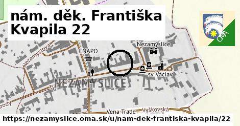 nám. děk. Františka Kvapila 22, Nezamyslice