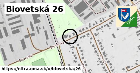 Biovetská 26, Nitra