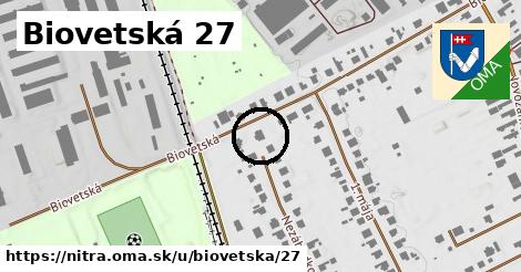 Biovetská 27, Nitra