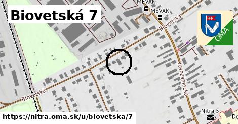 Biovetská 7, Nitra