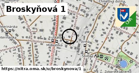 Broskyňová 1, Nitra