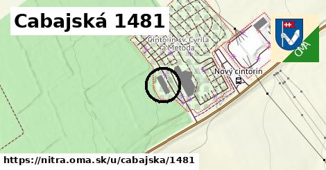 Cabajská 1481, Nitra