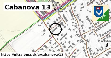 Cabanova 13, Nitra