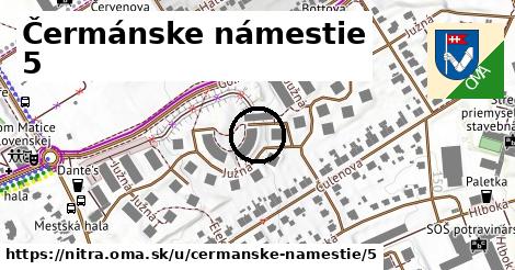 Čermánske námestie 5, Nitra