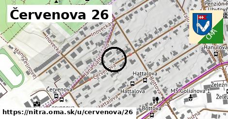 Červenova 26, Nitra