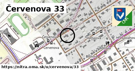 Červenova 33, Nitra
