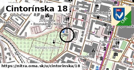 Cintorínska 18, Nitra