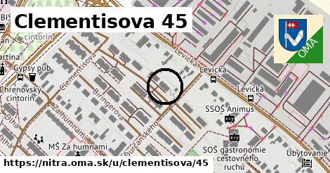 Clementisova 45, Nitra
