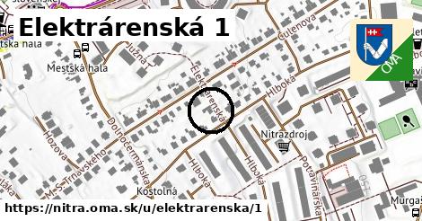 Elektrárenská 1, Nitra