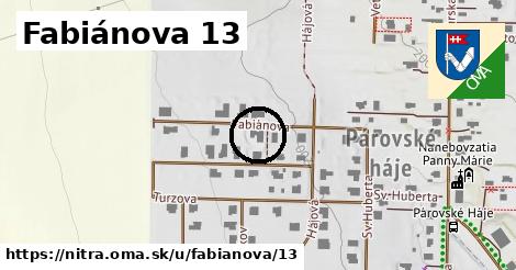 Fabiánova 13, Nitra