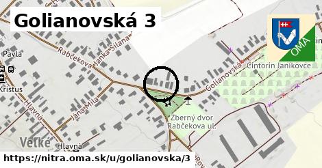 Golianovská 3, Nitra