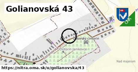 Golianovská 43, Nitra