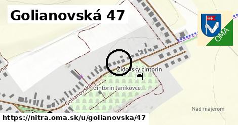 Golianovská 47, Nitra