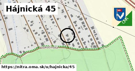 Hájnická 45, Nitra