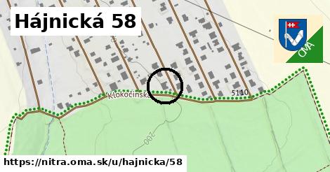 Hájnická 58, Nitra