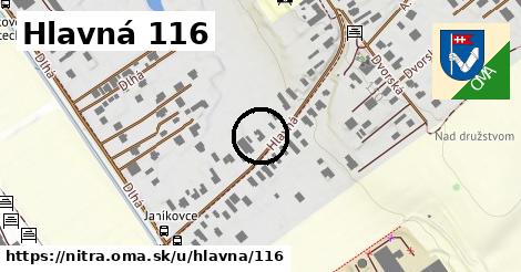 Hlavná 116, Nitra