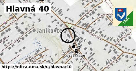 Hlavná 40, Nitra