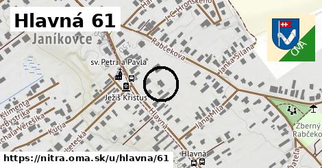 Hlavná 61, Nitra