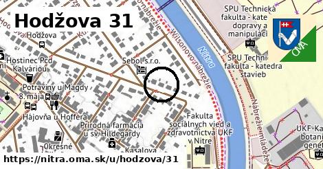 Hodžova 31, Nitra