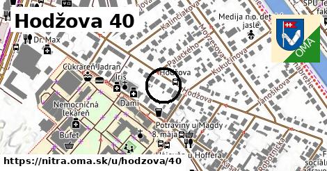 Hodžova 40, Nitra