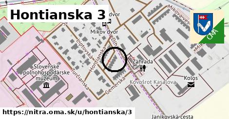 Hontianska 3, Nitra