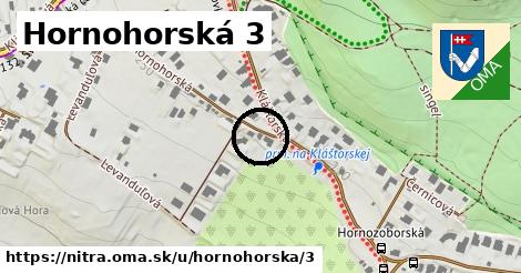 Hornohorská 3, Nitra