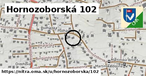 Hornozoborská 102, Nitra