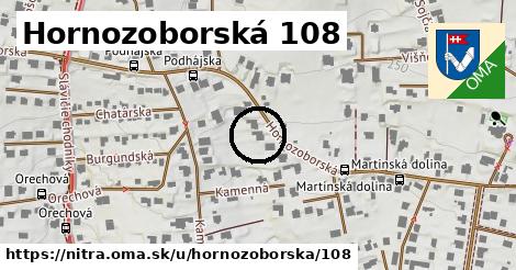 Hornozoborská 108, Nitra