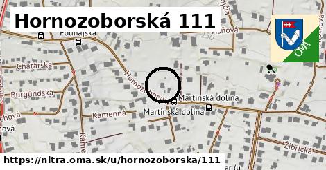 Hornozoborská 111, Nitra