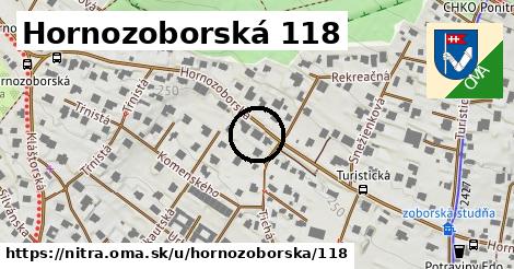 Hornozoborská 118, Nitra