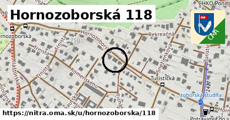 Hornozoborská 118, Nitra