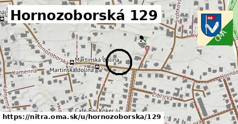 Hornozoborská 129, Nitra