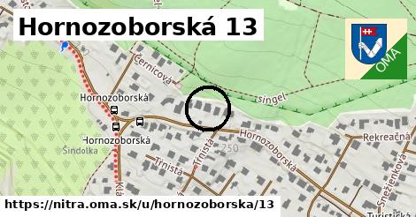 Hornozoborská 13, Nitra
