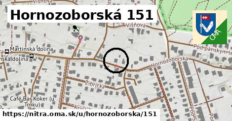 Hornozoborská 151, Nitra