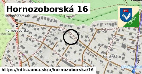 Hornozoborská 16, Nitra