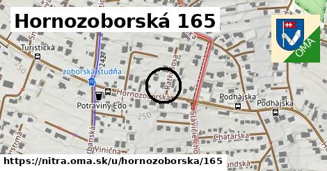 Hornozoborská 165, Nitra
