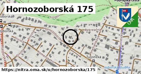 Hornozoborská 175, Nitra