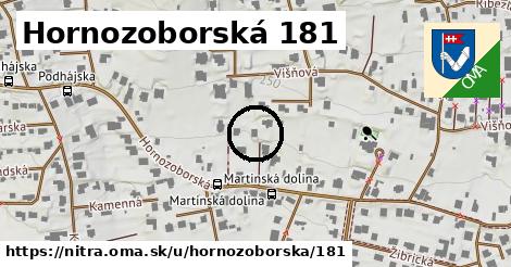 Hornozoborská 181, Nitra